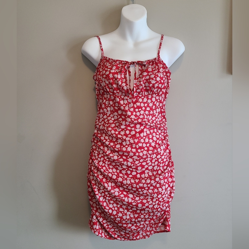 CBR Red and White Patterned Top